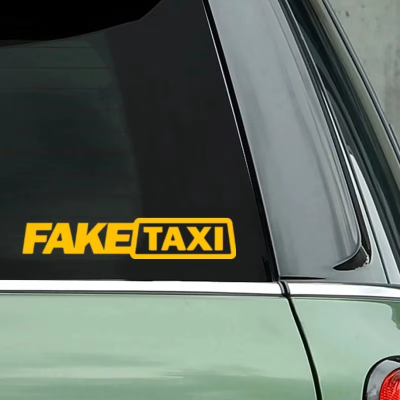 PEGATINA FAKE TAXI